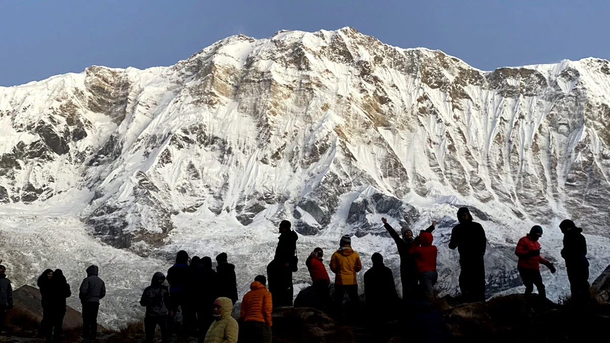 At the Annapurna Base Camp