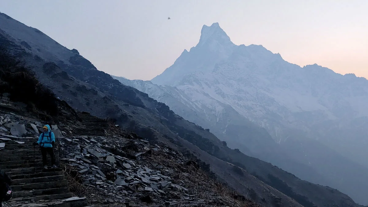 fishtail mountain from mardi himal trek