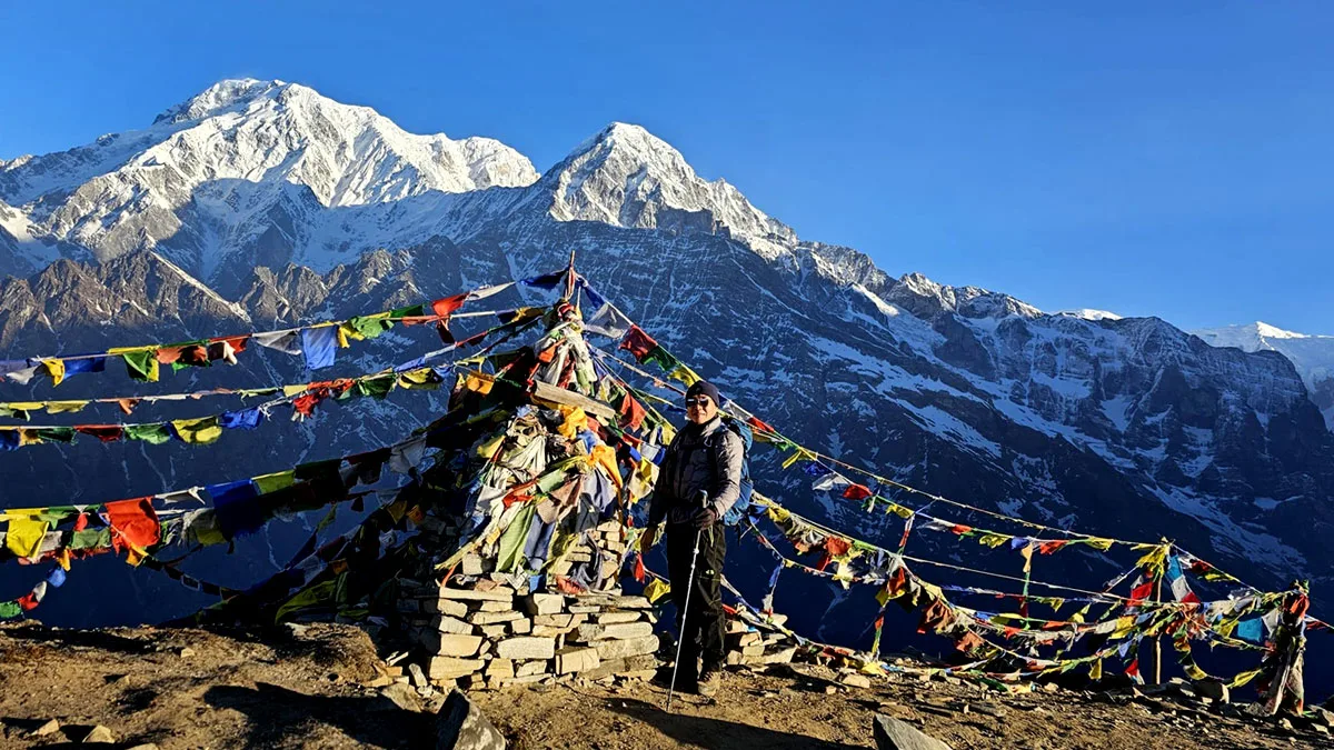 ​at the mardi himal view point [Click and drag to move] ​