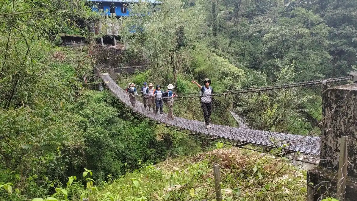 suspension-bridge-during-the-trek