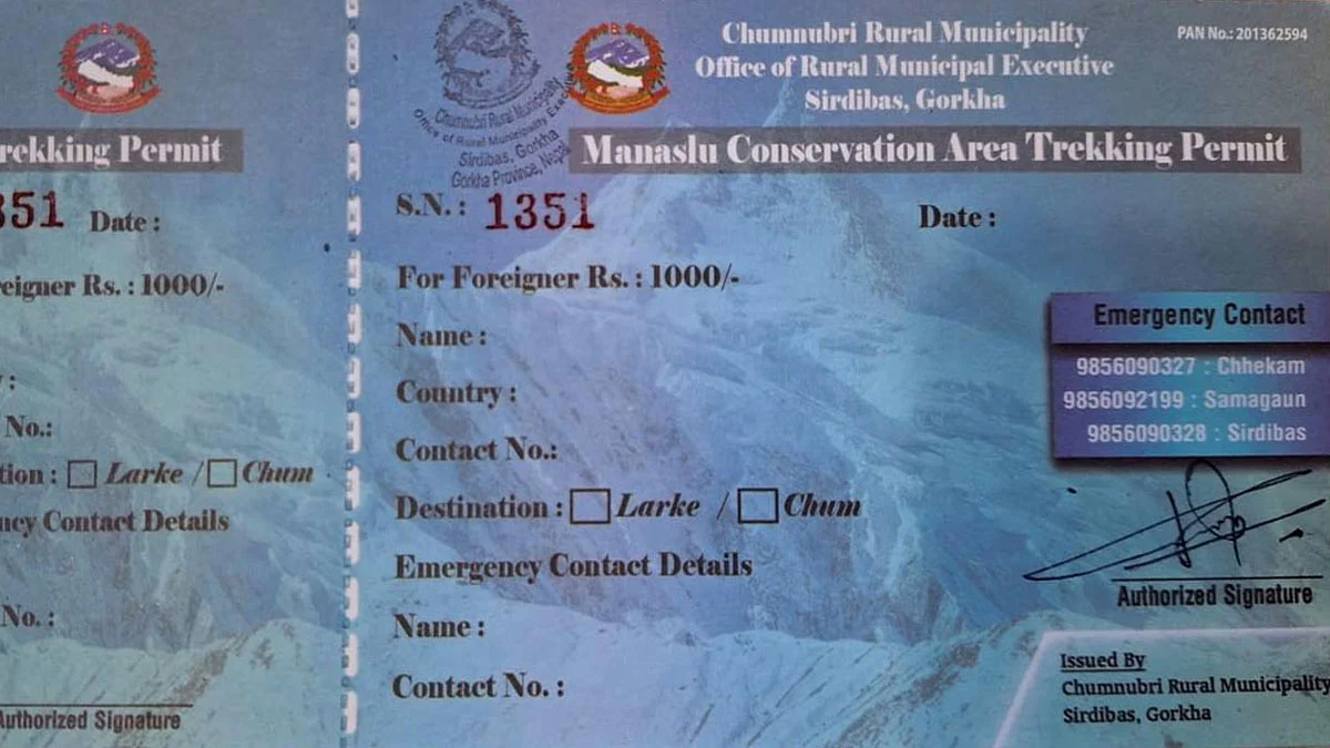 Chumnubri Rural Municipality Permit