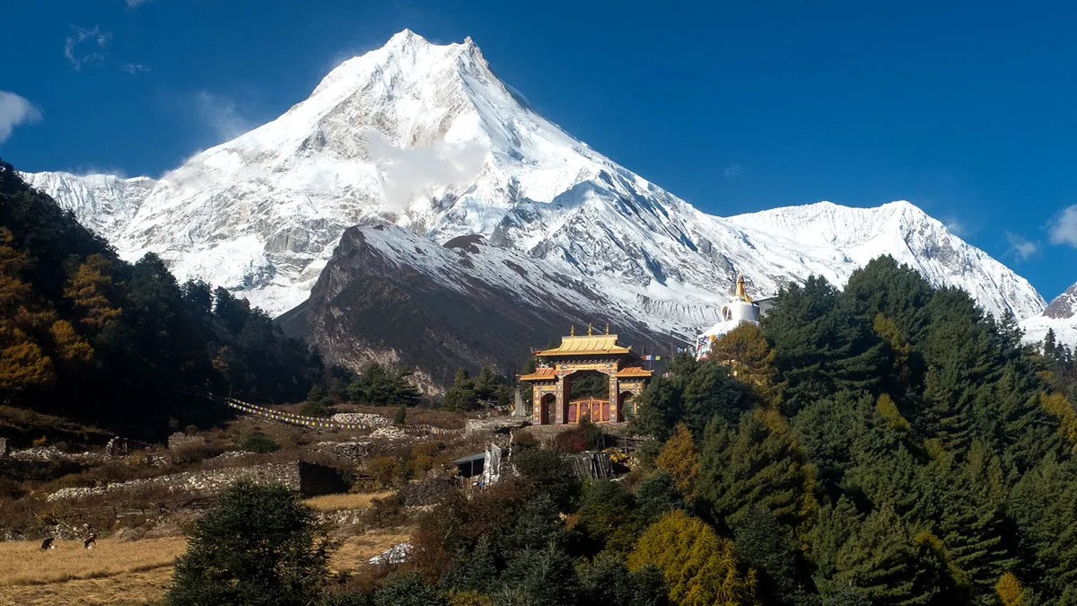 View from the Manaslu Circuit Trek