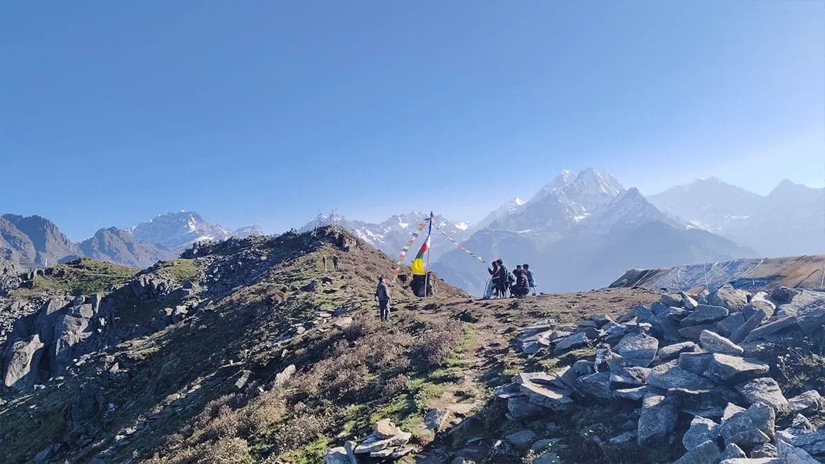 panoramic mountain views panch pokhari view point