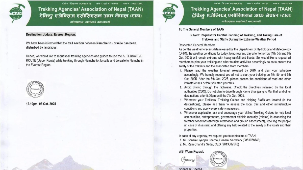 taan-official-notice-regarding-everest-trek-update-2025