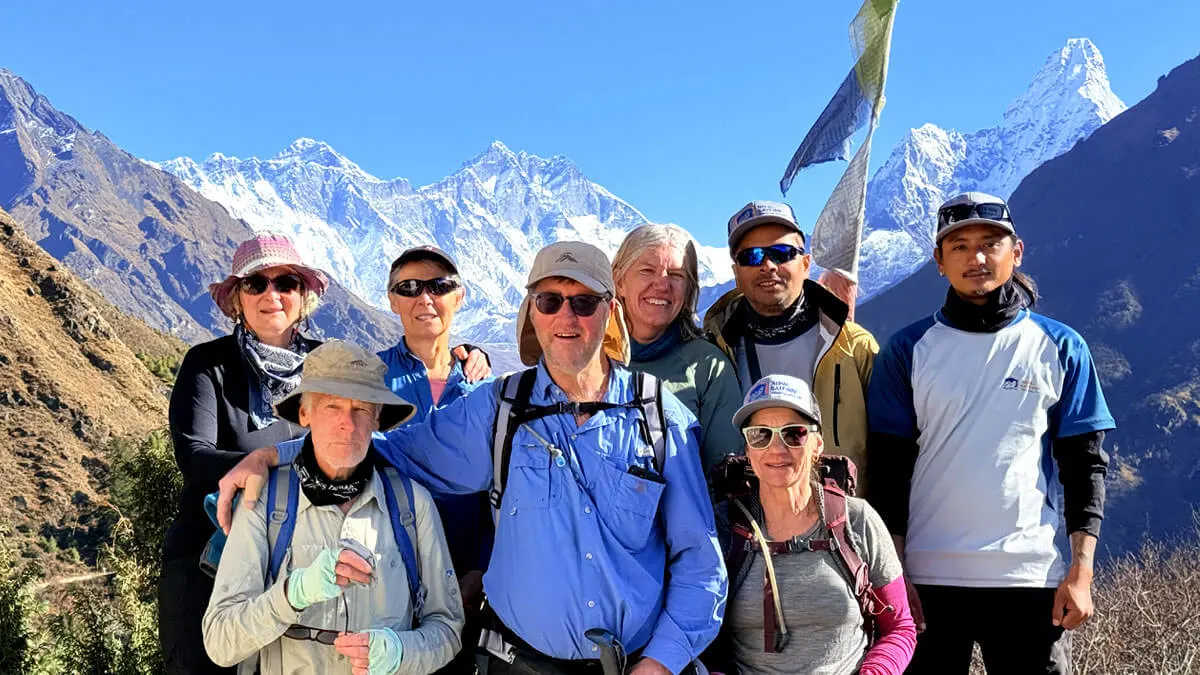 Everest panorama view trek
