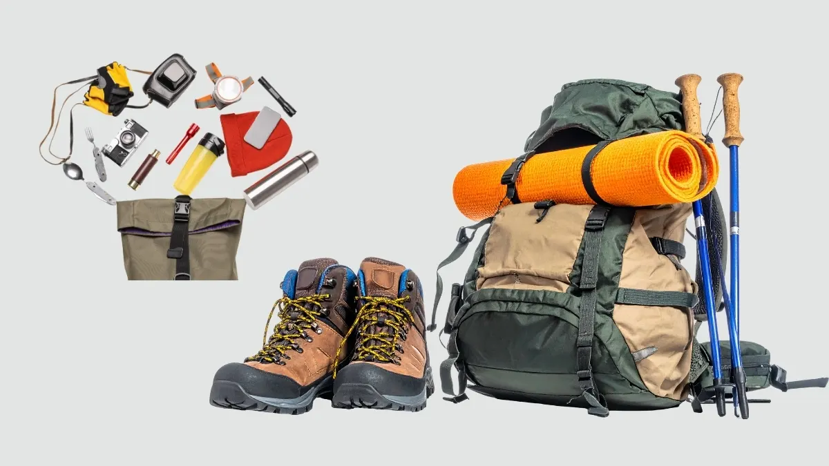 trekking-essential-and-bagpack